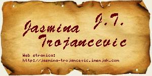 Jasmina Trojančević vizit kartica